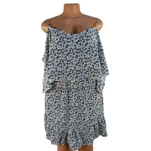 (NWOT) SHEIN Curve 3XL Off Shoulder Floral Top | Ruffle Hem | Plus Size